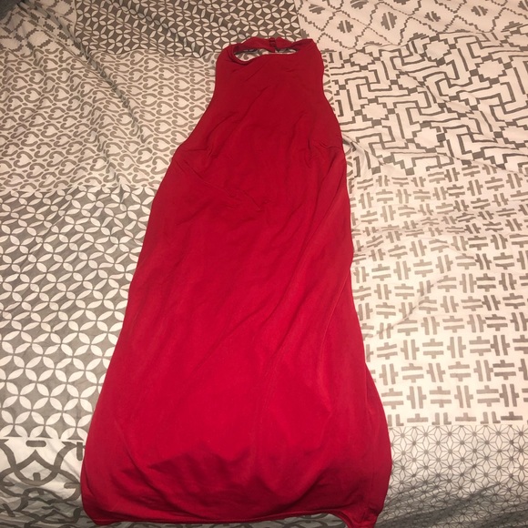 Red backless Mini Dress - Picture 2 of 4